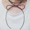 Ribbon choker black