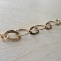 Gold chain bracelet